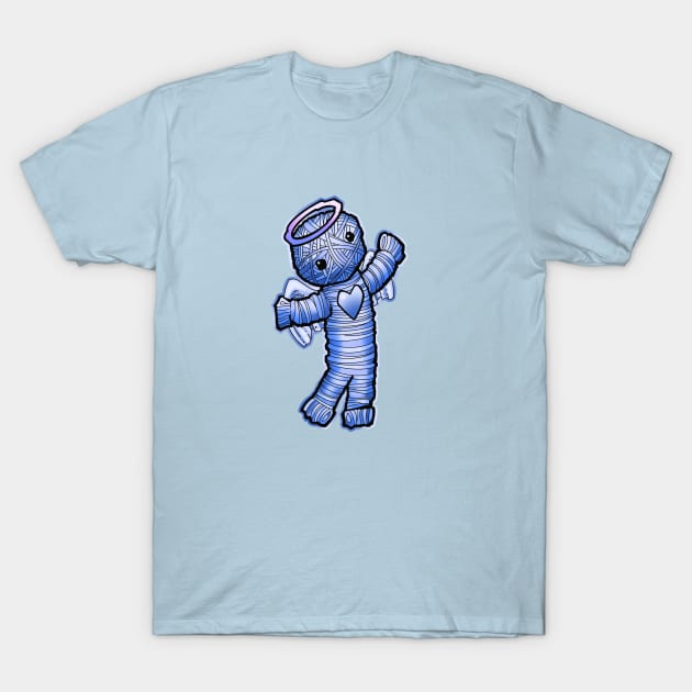 cute blue angel yarn doll T-Shirt by weilertsen